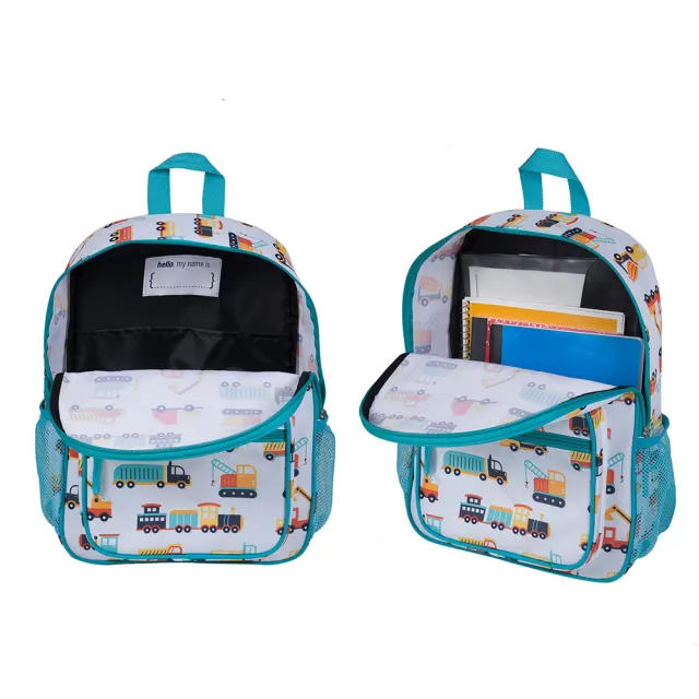 【Wildkin】幼稚園書包/學齡前每日後背包(601510工程機具)