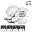 【CorelleBrands 康寧餐具】SNOOPY 冒險旅程5件式餐具組(E02)