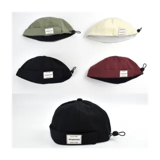 【玖飾時尚】素色布標可調式水兵帽(帽子)