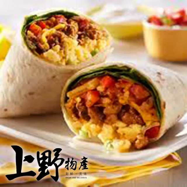 【上野物產】Mexican Taco 墨西哥捲餅皮 X4包(350g±10%/10片/包)