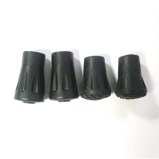 【PUSH!】戶外用品 登山杖手杖厚底腳套 杖尖套4入(P137-1)