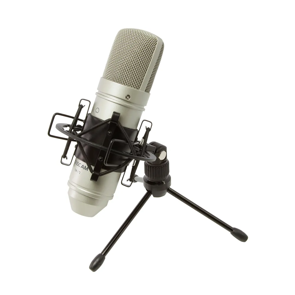 【TASCAM】TM-80 Silver 電容麥克風套裝組 銀色版(台灣公司貨 商品保固有保障)