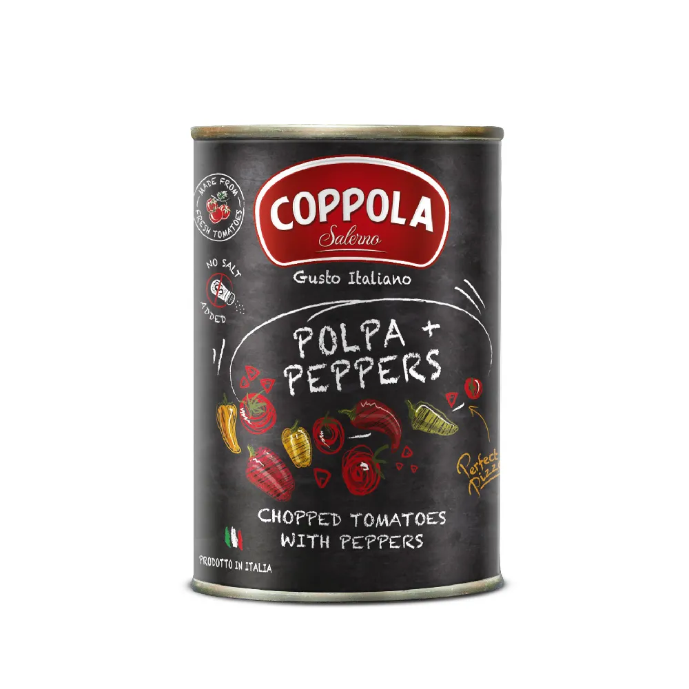 【Coppola】天然甜椒切丁番茄基底醬 400gx1罐