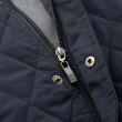 【ROBERTA 諾貝達】合身剪裁 保暖厚實舖棉夾克外套(深藍)