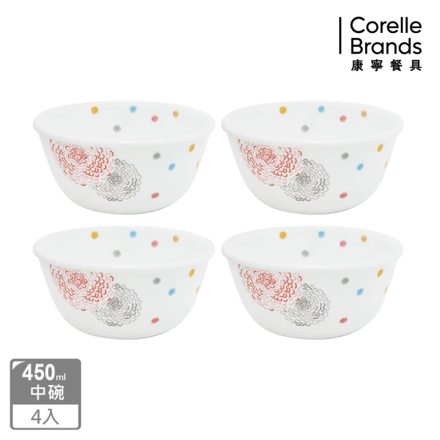 CorelleBrands 康寧餐具 繽紛美夢4件式餐碗組(401)