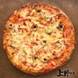 【上野物產】6吋地中海蝦仁海鮮pizza x4片(120g土10%/片 海鮮 披薩 Pizza)