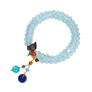 【雨揚】38女王節 海藍寶多圈式手鍊