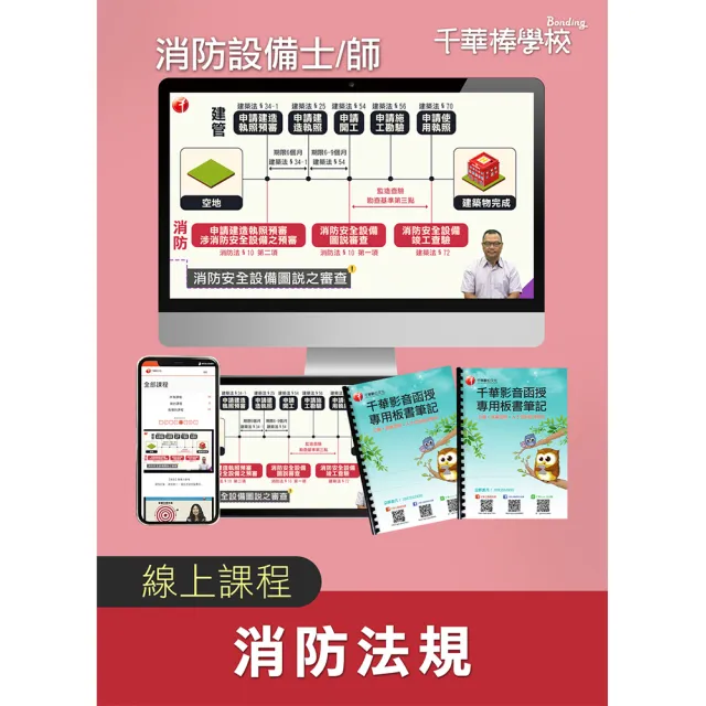 【千華數位】消防法規_消防設備士／師（千華數位_線上課程）