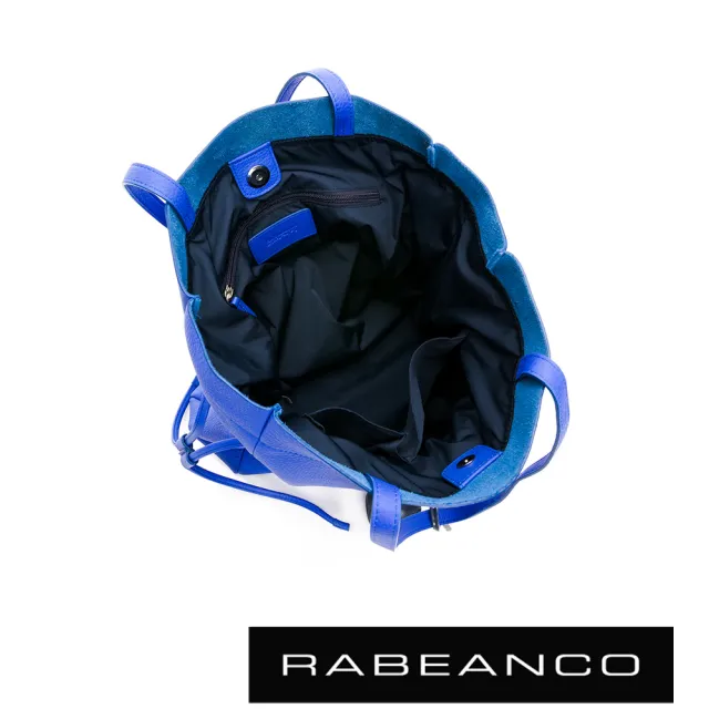 【RABEANCO】RUTA束口直立式托特包(藍)