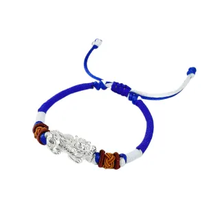 【雨揚】純銀貔貅相生手鍊-金生水