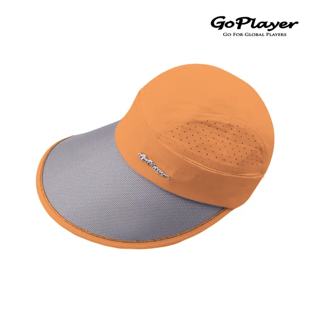 【GoPlayer】女可拆式盤帽(透氣/抗UV/可拆式/兩用遮陽帽)