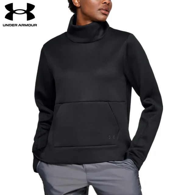 【UNDER ARMOUR】UA 女 Move長袖套頭衫_1324686-001(黑)