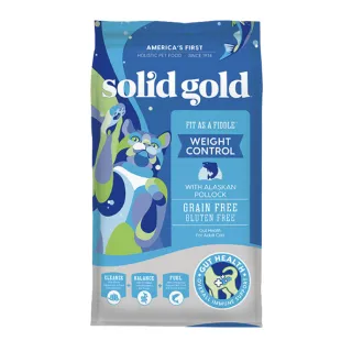 【Solid gold 素力高】速利高 身輕如燕-熟齡貓+體重維持-12磅(無穀超級寵糧)