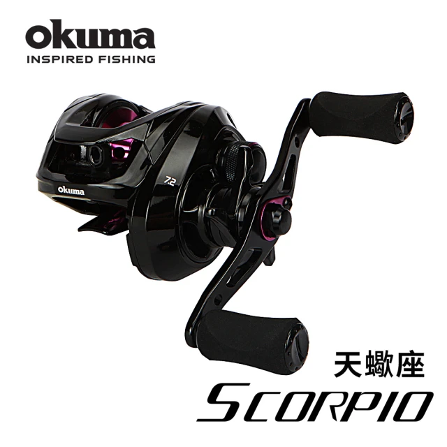 【OKUMA】SCORPIO 天蠍座 擬餌拋投捲線器-SP100A(齒比6.5:1-右手配備)