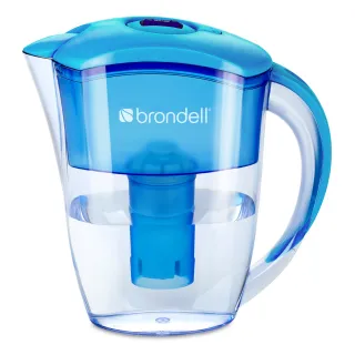 【Brondell】極淨藍濾水壺+7入芯(共1壺7芯)