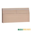 【綠活居】馬律   現代5尺木紋雙人床頭箱(四色可選)