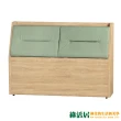 【綠活居】羅門   現代6尺皮革雙人加大床頭箱(三色可選)