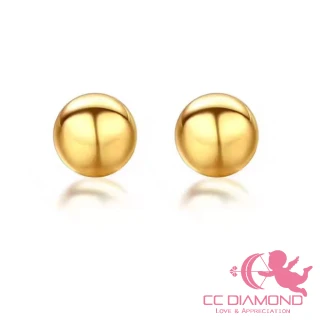 【CC Diamond】日本進口18K耳釘 5mm(升級版)