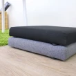 【美佳居】寬42公分-厚型沙發[織布椅面]和室坐墊/沙發坐墊/椅墊-二色可選(加贈防滑腳墊x4)