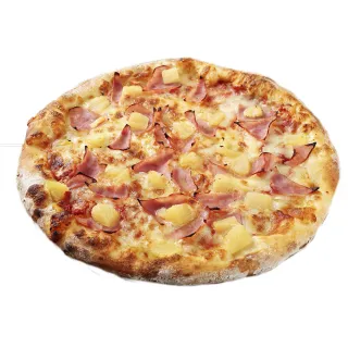 【上野物產】美味六吋橢圓牽絲夏威夷披薩15片(120g±10%/片 Pizza 比薩 批薩)