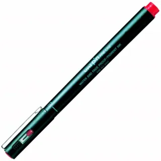 【UNI】三菱pin03-200代用針筆0.3紅(3入1包)
