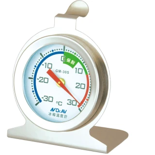 【Dr.AV 聖岡科技】不鏽鋼冰箱專用溫度計(GM-30S 冰箱溫度計  溫度計)
