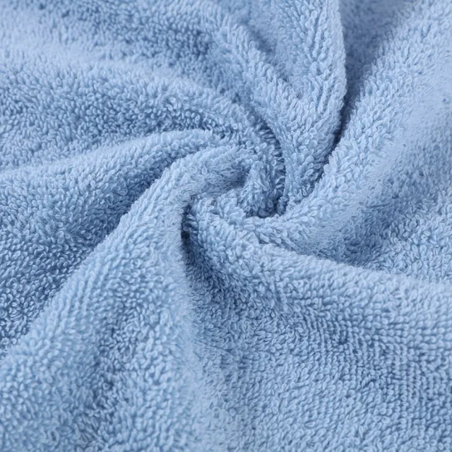 【HOLA】土耳其純棉方巾藍30X30