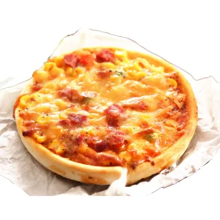 【上野物產】五吋牽絲燻雞圓披薩30片(120g±10%/片 Pizza 比薩 披薩)