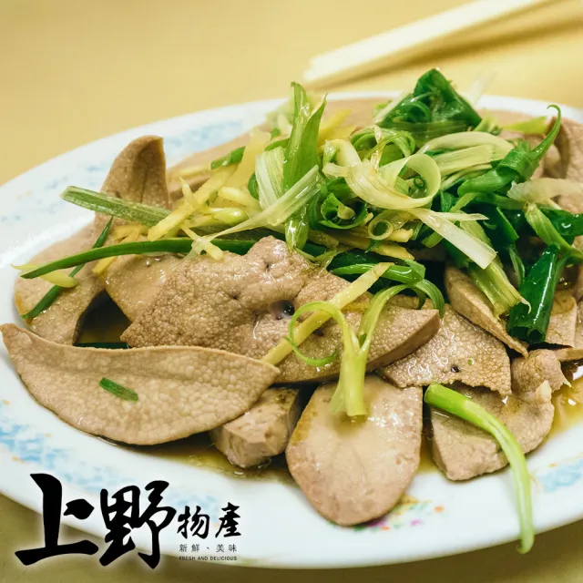 【上野物產】軟嫩麻油粉肝6包(300g±10%/包 豬肝 小菜 調理包 料理包)