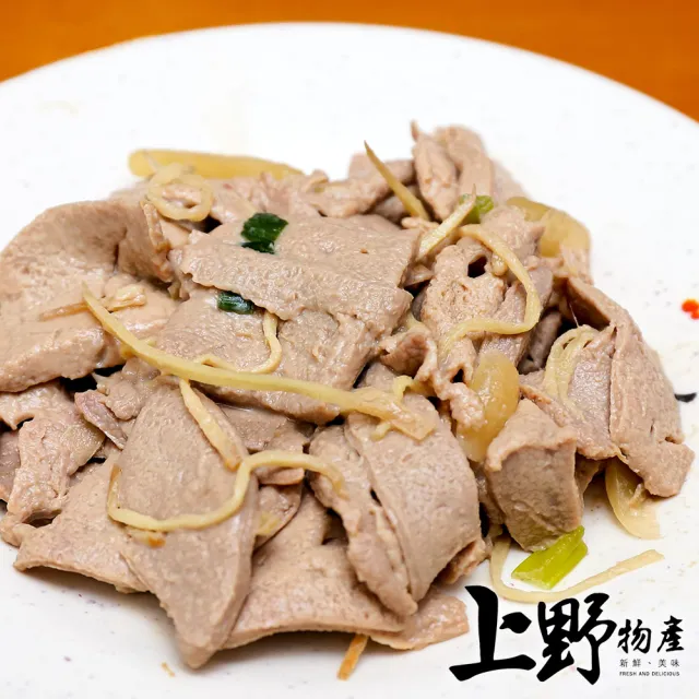 【上野物產】軟嫩麻油粉肝6包(300g±10%/包 豬肝 小菜 調理包 料理包)