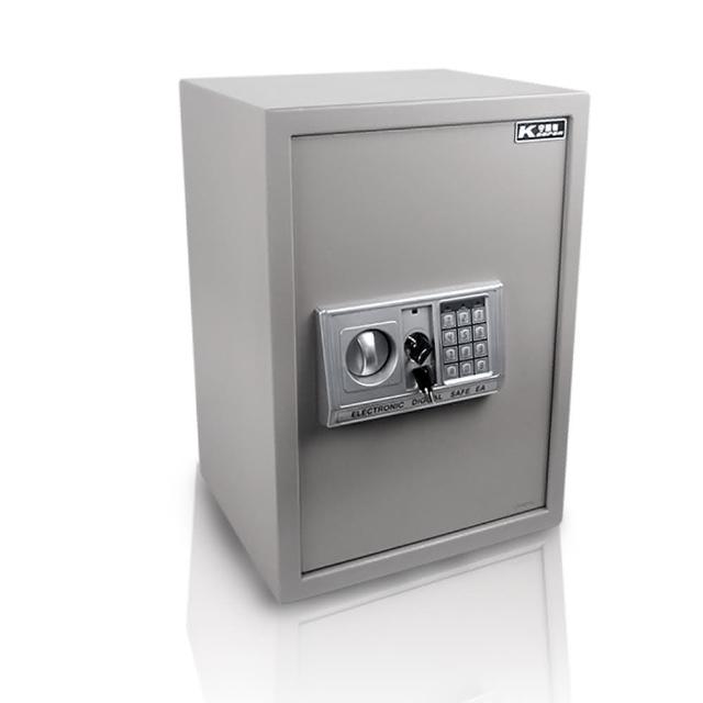 【守護者保險箱】密碼保險箱 保險櫃 保管箱(防盜 金庫 50EA3 灰色)