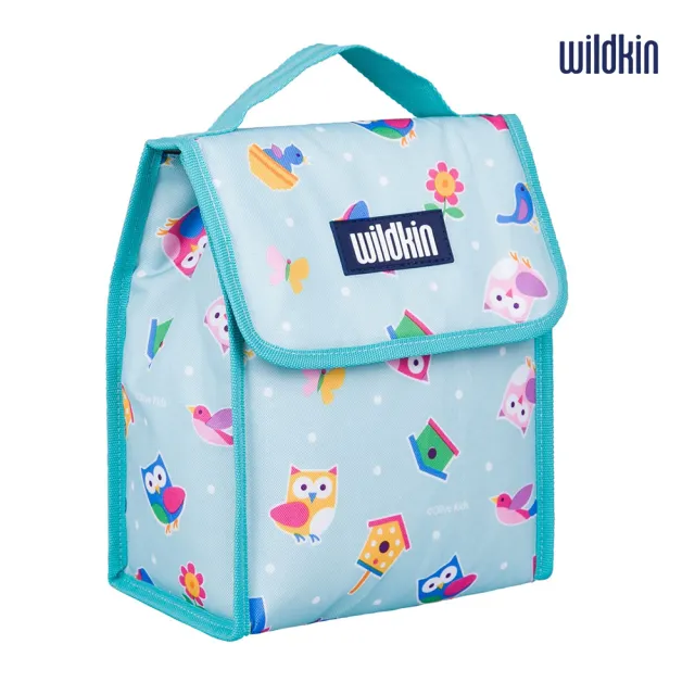 【Wildkin】直立式午餐袋/便當袋/保溫袋(55407 柏蒂鳥)