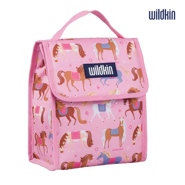【Wildkin】直立式午餐袋/便當袋/保溫袋(55708 凱莉小馬)