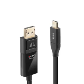 【LINDY 林帝】主動式 USB3.1 Type-C to DisplayPort HDR 轉接線 3m 43303