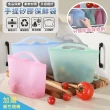 【EZlife】免打孔抽拉式廚櫃置物盒(贈矽膠保鮮袋1入)