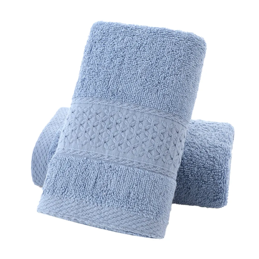 極上柔綿 日系100％純棉浴巾 柔軟親膚 素色 吸水 毛巾 大浴巾 加厚浴巾 沐浴巾(蔚藍色)