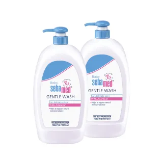 【SEBAMED 施巴】嬰兒舒敏沐浴露1000mlx2入(總代理)