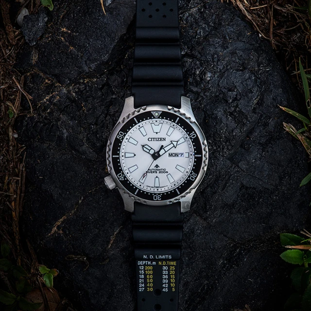 CITIZEN 星辰 PROMASTER 鋼鐵河豚EX潛水機械錶-44mm 送行動電源(NY0118-11A)