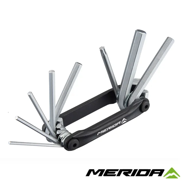 【MERIDA 美利達】8合1簡易隨身工具組(補修/維修/板手/單車/自行車)