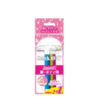 【Schick 舒適牌】舒絲仕女輕便刀2+1入