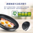 【Tefal 特福】法國製左岸雅廚系列28CM不沾鍋平底鍋+玻璃蓋(電磁爐適用)