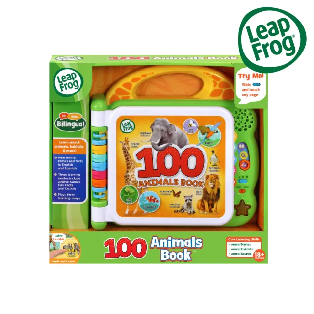 【LeapFrog】100單字動物互動認知圖鑑