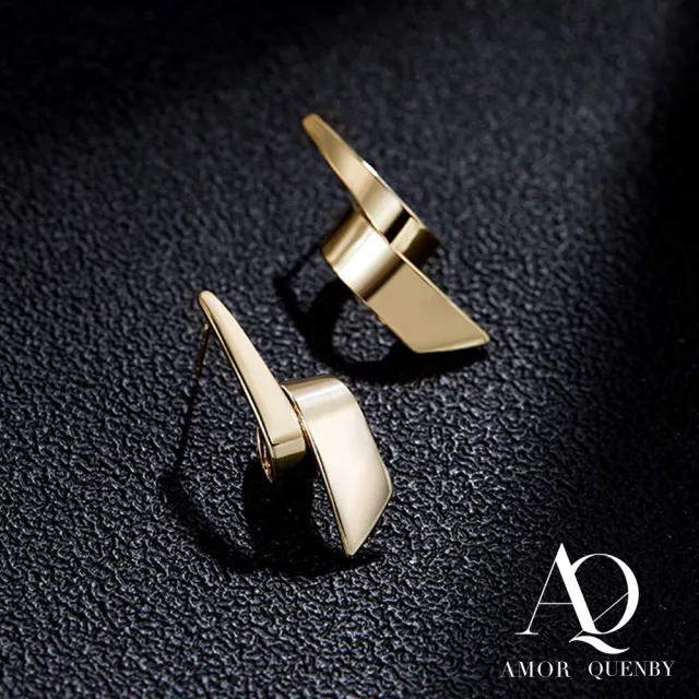 【AQ】925純銀 個性時尚獨特不規則設計耳環/耳針(飾品/配件/