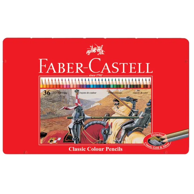 【Faber-Castell】36色油性色鉛筆+【myBook】葉芸的色鉛筆畫畫課：與Vier一同畫出可愛討喜、溫暖生動的療癒