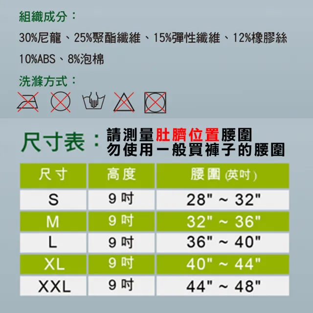 【PCS】9吋時尚纖薄透氣軟背架護腰(PCS-5016)