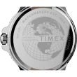 【TIMEX】天美時 風格系列 三眼經典紳士手錶(黑 / 銀 TXTW2U12900)
