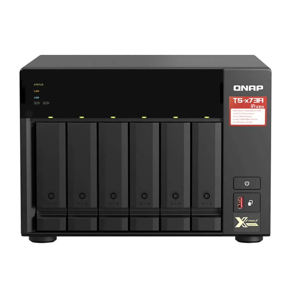 【QNAP 威聯通】TS-673A-8G 6Bay NAS 網路儲存伺服器