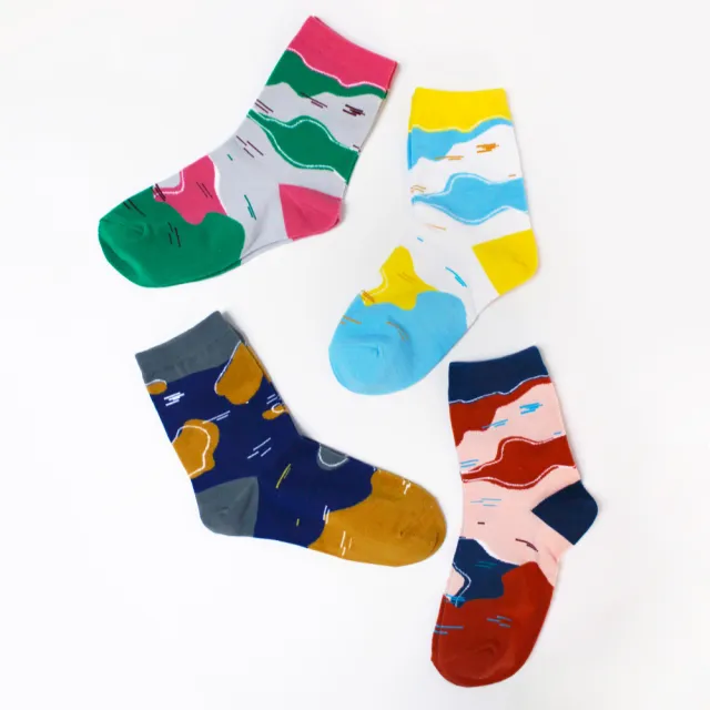 【蒂巴蕾】守護Collection棉襪-空氣 肉桂(台灣製/設計款襪子/穿搭)