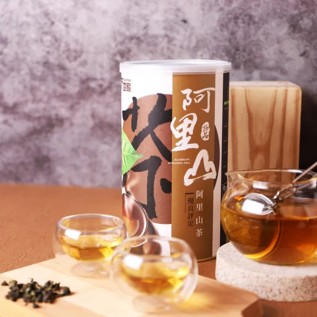 【T世家】台灣阿里山極品烏龍茶葉組(300gx2罐)