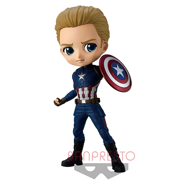 【BANPRESTO】Q POSKET Marvel 美國隊長B.人像(模型 公仔)